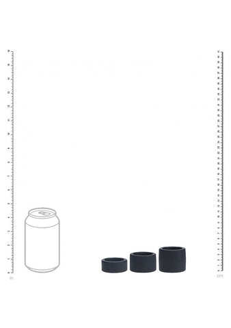 Shots LEVELZ Liquid Silicone Ball Strap Set of 3 Sizes