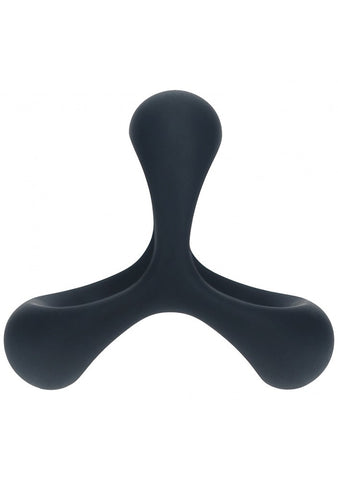 Shots LEVELZ Tri O Ergo Silicone Cock and Balls Rings