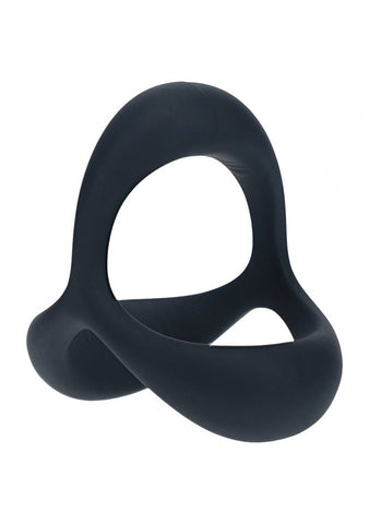 Shots LEVELZ Tri O Ergo Silicone Cock and Balls Rings