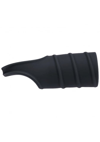 Shots LEVELZ Silicone Cock Ring and Ribbed Sleeve