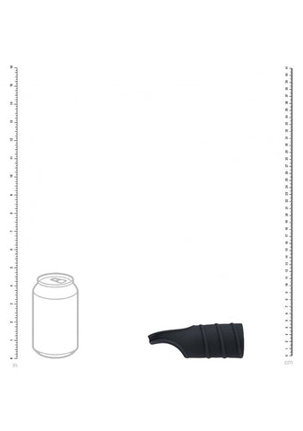 Shots LEVELZ Silicone Cock Ring and Ribbed Sleeve