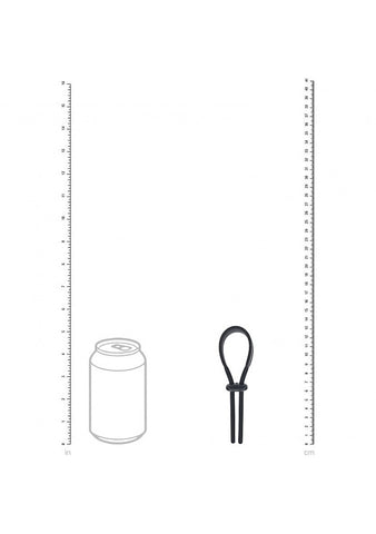 Shots LEVELZ Wide Adjustable Silicone Lasso Cock Ring