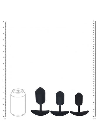 Shots LEVELZ 3 Pack Silicone Weighted Anal Plug Training Set