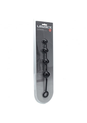 Shots LEVELZ Curved Silicone Anal Play Beads