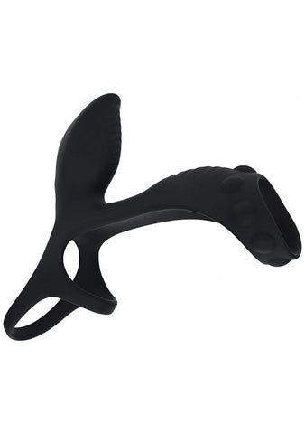 Shots LEVELZ Vibrating Cock & Ball Ring with Shaft Loop
