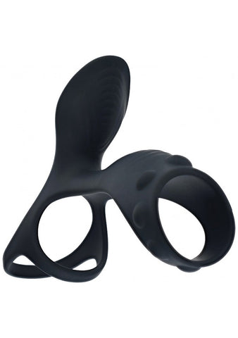 Shots LEVELZ Vibrating Cock & Ball Ring with Shaft Loop