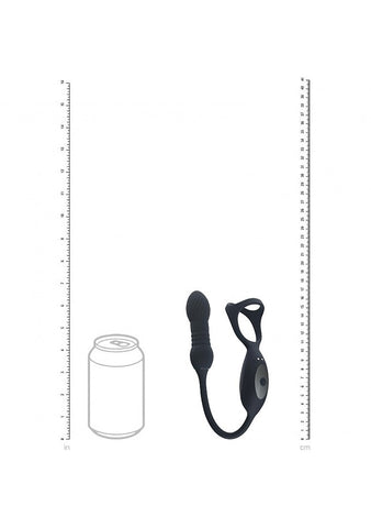 LEVELZ Vibrating TriO Cock Ring with P-Spot Stimulator