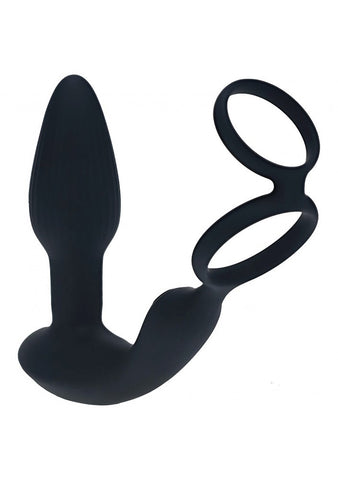 LEVELZ Dual Vibrating Prostate Stimulator with Cock Ring