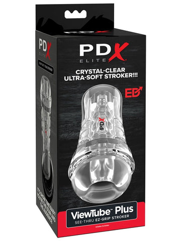PDX Elite ViewTube See-Thru EZ-Grip Stroker