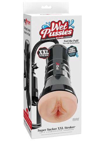 PDX Extreme Wet Pussies Super Sucker XXL Realistic Stroker