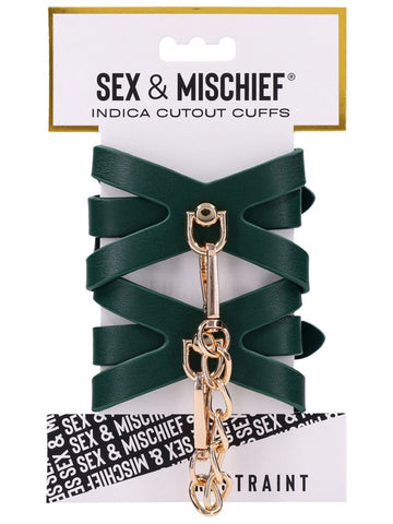 Sportsheets Indica Cutout Bondage Hand Cuffs