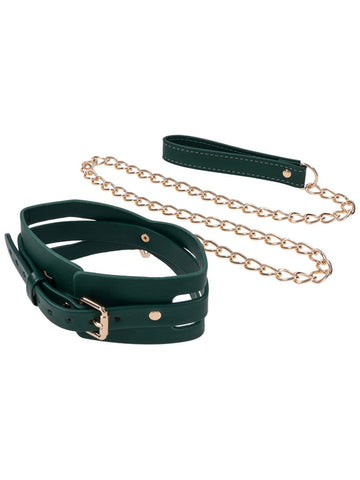 Sportsheets Indica Cutout BDSM Collar and Leash