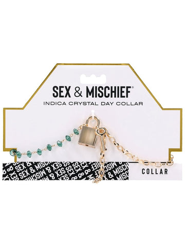 Sportsheets Indica Crystal Day Bondage Collar