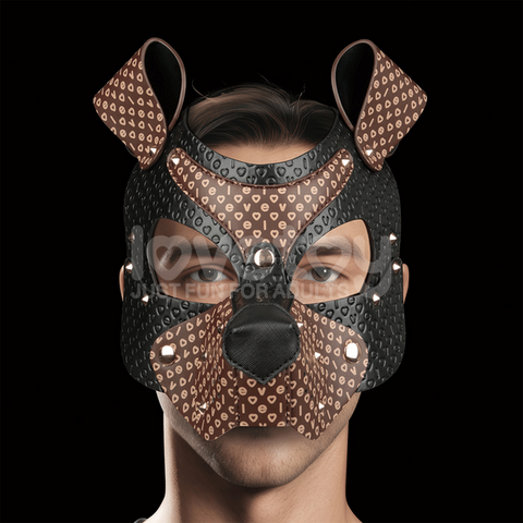 Lovetoy Classic Pup Mask With Removable Muzzle
