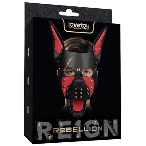 Lovetoy Scarred Alpha Pup Fetish Play Mask