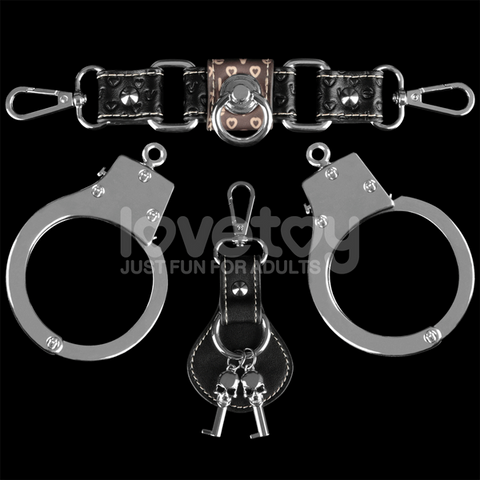 Lovetoy Heavy Metal BDSM Play Unisex Handcuffs