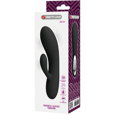 Pretty Love Alvin Rechargeable Silicone Rabbit Massager