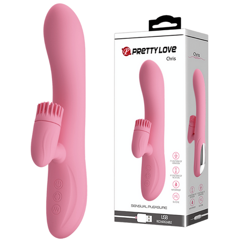 Pretty Love Chris Rotating Tongue Rabbit Vibrator