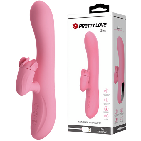 Pretty Love Gina 7 Functions Rotating Rabbit Massager