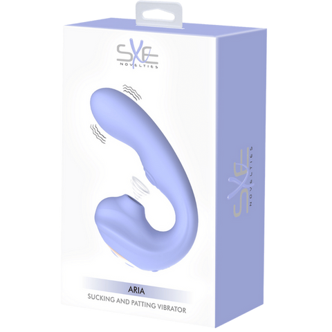 SXE Novelties Aria Sucking and Patting Vibrator