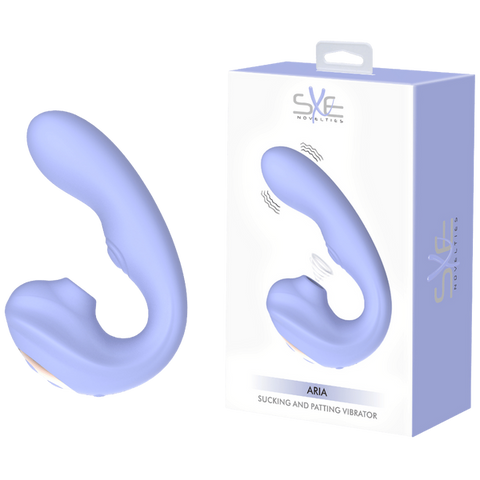 SXE Novelties Aria Sucking and Patting Vibrator