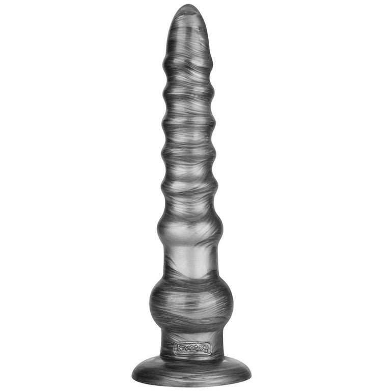 Lovetoy King Sized Vibrax Slider Vibrating Dildo Grey - Vibrating Dildos