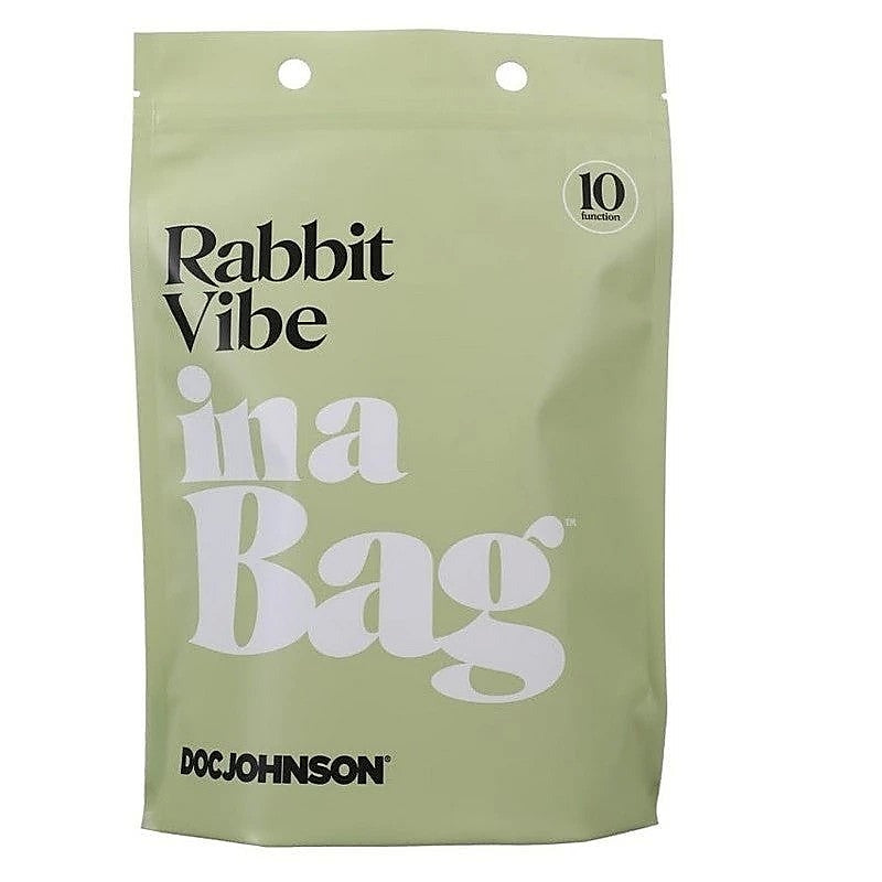 Doc Johnson 10 Functions Rabbit Vibrator In A Bag - Rabbit Vibrators
