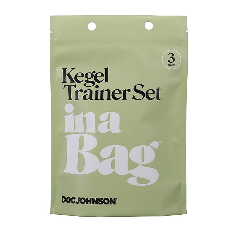 Doc Johnson 3 Silicone Balls Kegel Trainer Set In A Bag - Love Eggs and Kegel Exercisers
