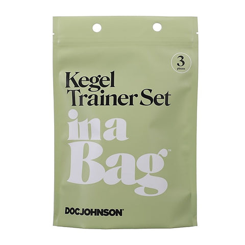 Doc Johnson 3 Silicone Balls Kegel Trainer Set In A Bag - Love Eggs and Kegel Exercisers