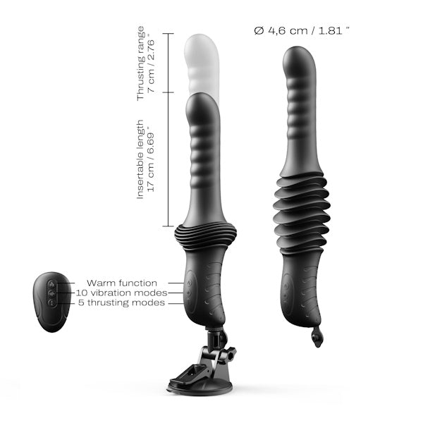 Marc DORCEL Deep Orgasm Remote Control Thrusting Machine - - Sex Machines