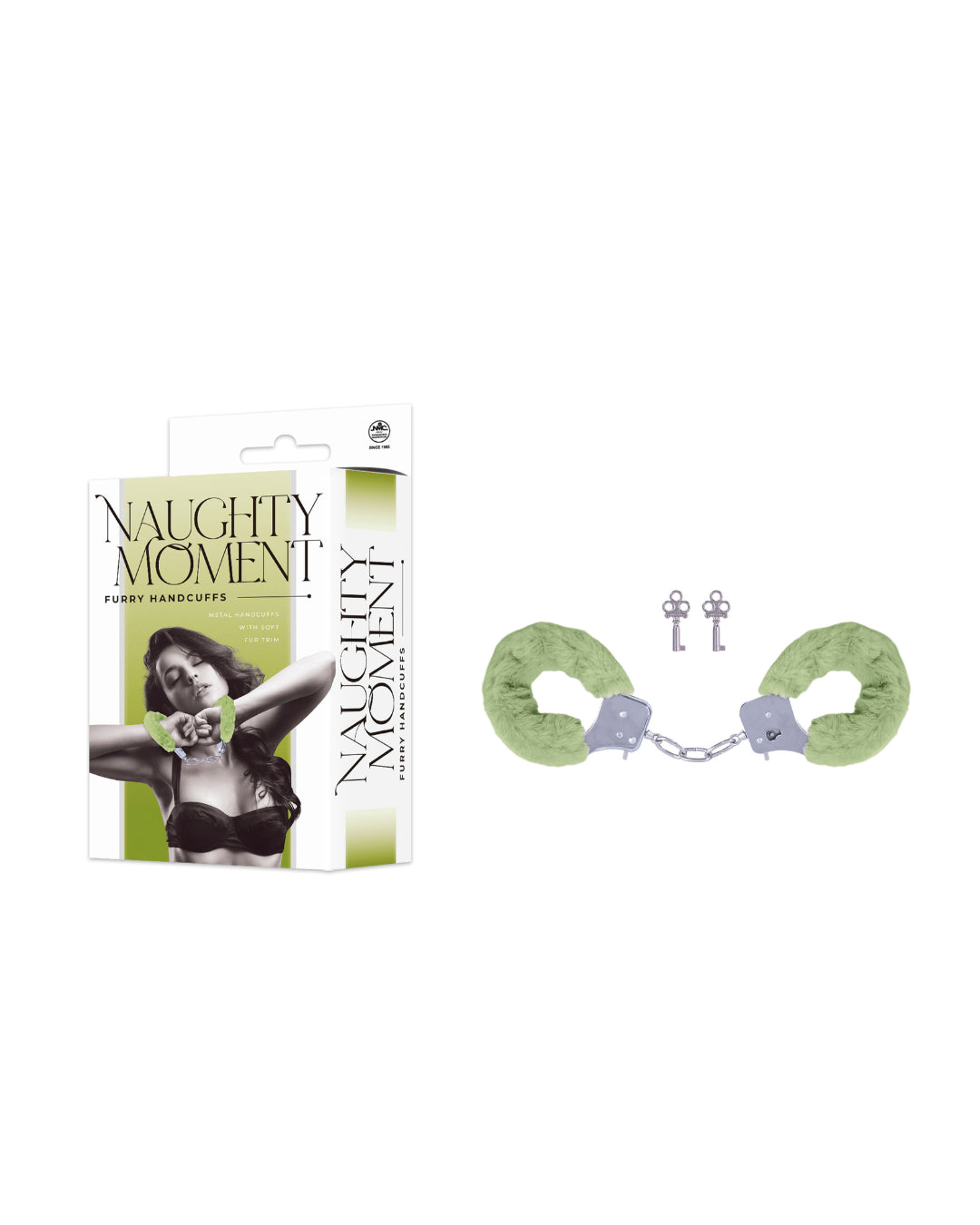 Nanma Corporation Naughty Moment Handcuff With Furry Sleeve - Cuffs And Restraints