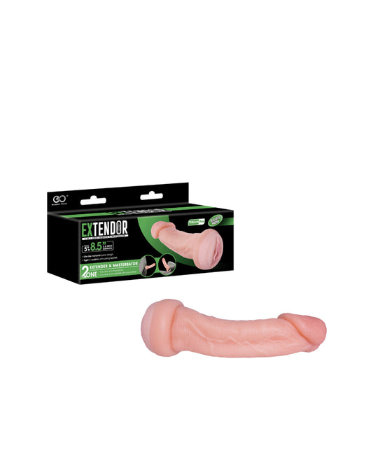 Nanma Corporation Penis Extender with Masturbator 8.5 Inch - Masturbators and Strokers