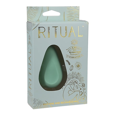 Ritual Chi Rechargeable Clitoral Vibrator By Doc Johnson - Clit Ticklers and Pulsators