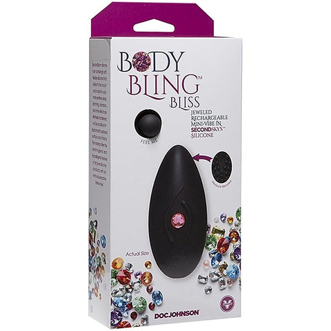 Doc Johnson Body Bling Bliss 8 Functions Mini Vibrator - Mini & Slim Vibrators