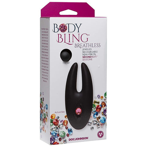 Doc Johnson Body Bling Breathless 8 Functions Mini Vibe - Mini & Slim Vibrators