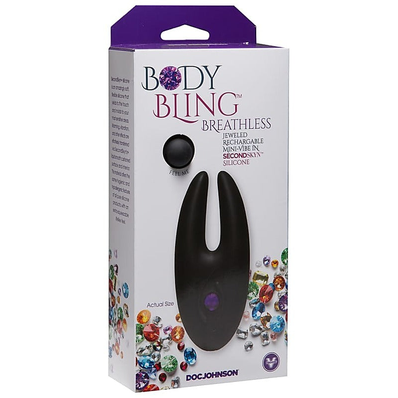 Doc Johnson Body Bling Breathless 8 Functions Mini Vibe - Mini & Slim Vibrators