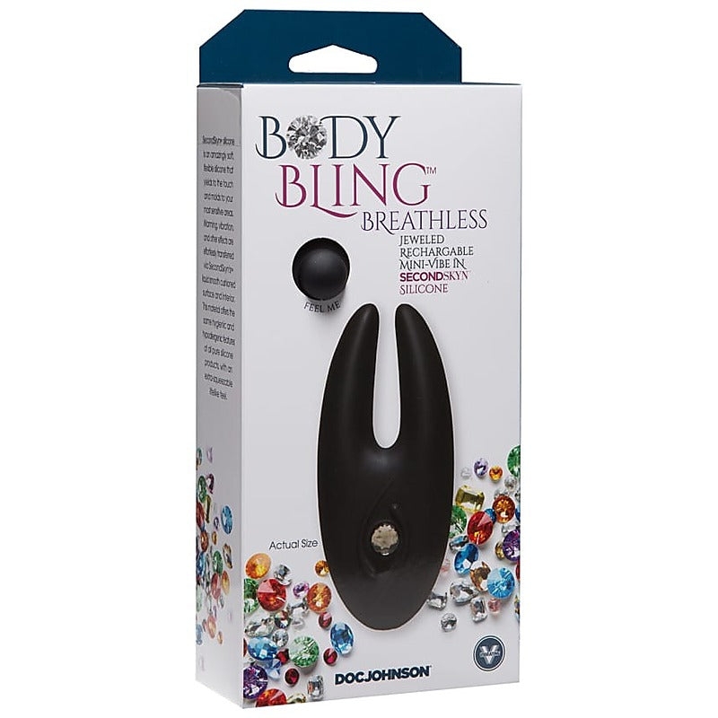 Doc Johnson Body Bling Breathless 8 Functions Mini Vibe - Mini & Slim Vibrators