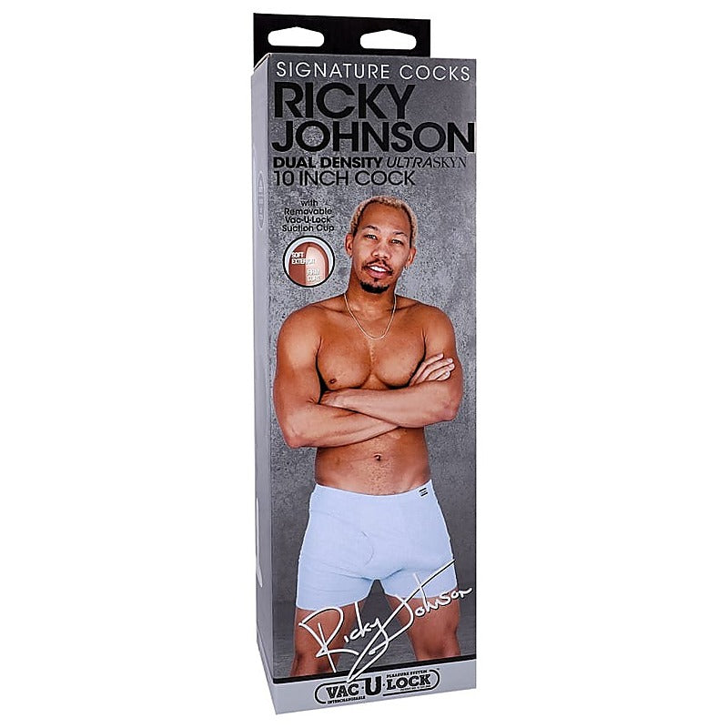 Ricky Johnson 10 Inch Ultraskyn Realistic Cock - Realistic Dildos