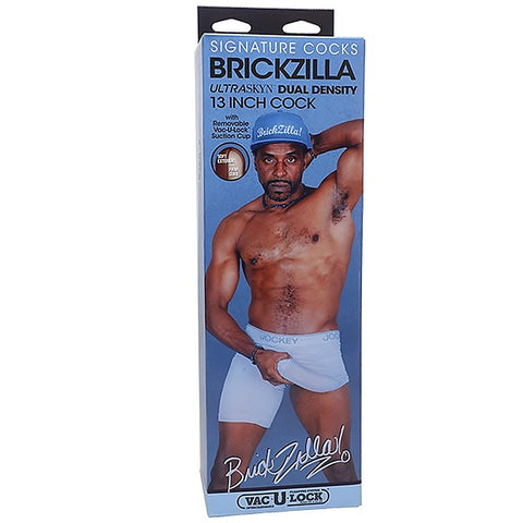 Brickzilla 13 Inch Ultraskyn Realistic Cock By Doc Johnson - Realistic Dildos
