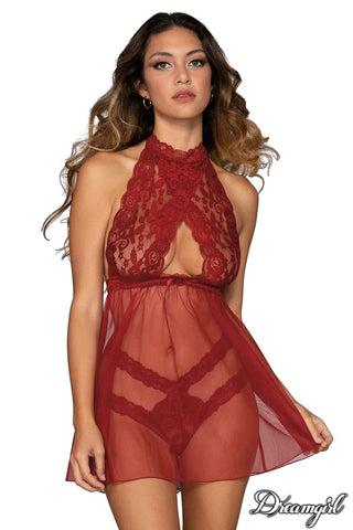 Dream Girl Lingerie Sexy Womens Babydoll & Panty - BabyDolls And Chemises
