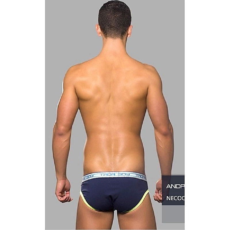 Trophy Boy Brief Navy Blue By Andrew Christian - Mens Briefs And Boxers