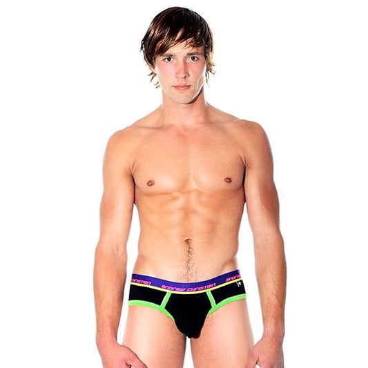 Almost Naked Eclipse Brief w/ Show-It Black - Jocks and G-Strings
