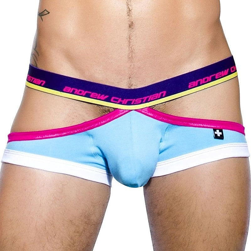 Coolflex Arrow Jock With Show-It Aqua By Andrew Christian - Jocks and G-Strings