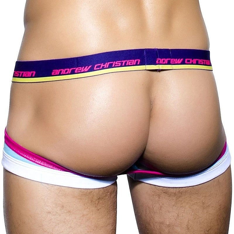 Coolflex Arrow Jock With Show-It Aqua By Andrew Christian - Jocks and G-Strings