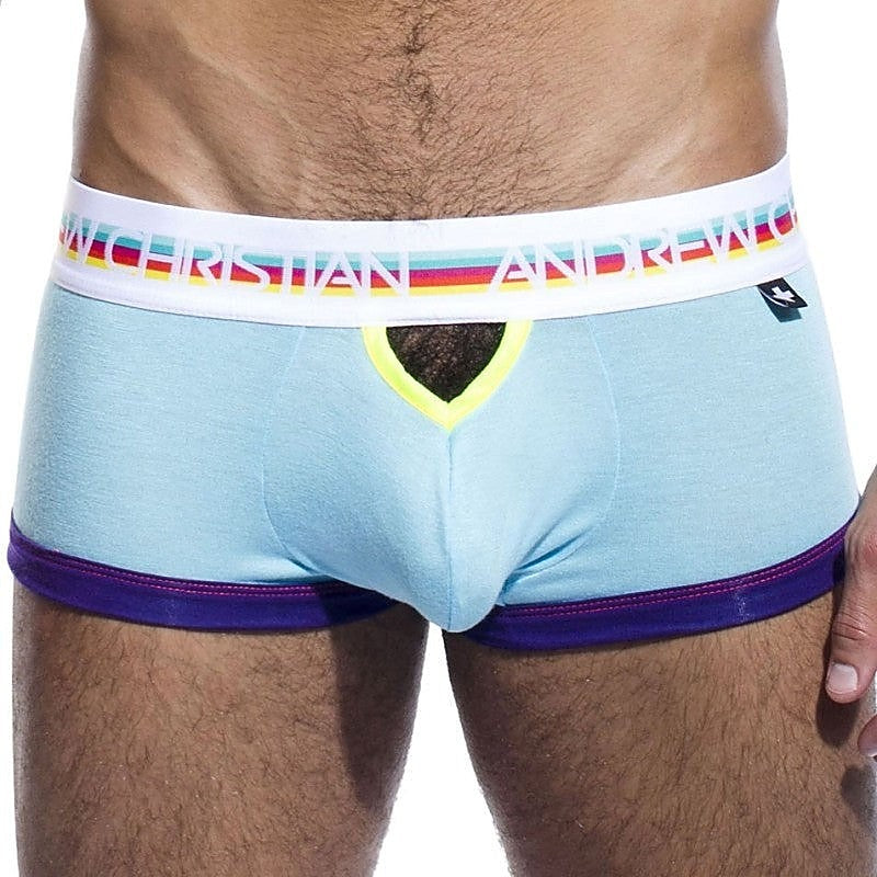 Teaser Boxer Blue by Andrew Christian - Mens Briefs And Boxers
