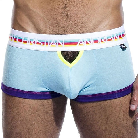 Teaser Boxer Blue by Andrew Christian - Mens Briefs And Boxers