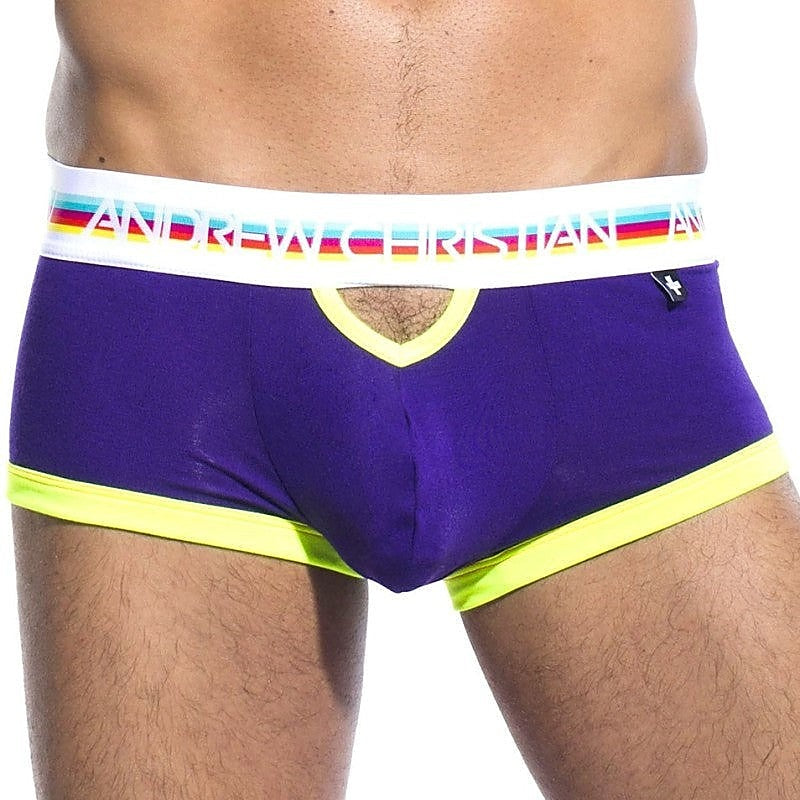 Teaser Boxer Blue by Andrew Christian - Mens Briefs And Boxers