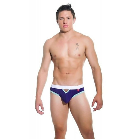 Teaser Brief Purple by Andrew Christian - Mens Briefs And Boxers