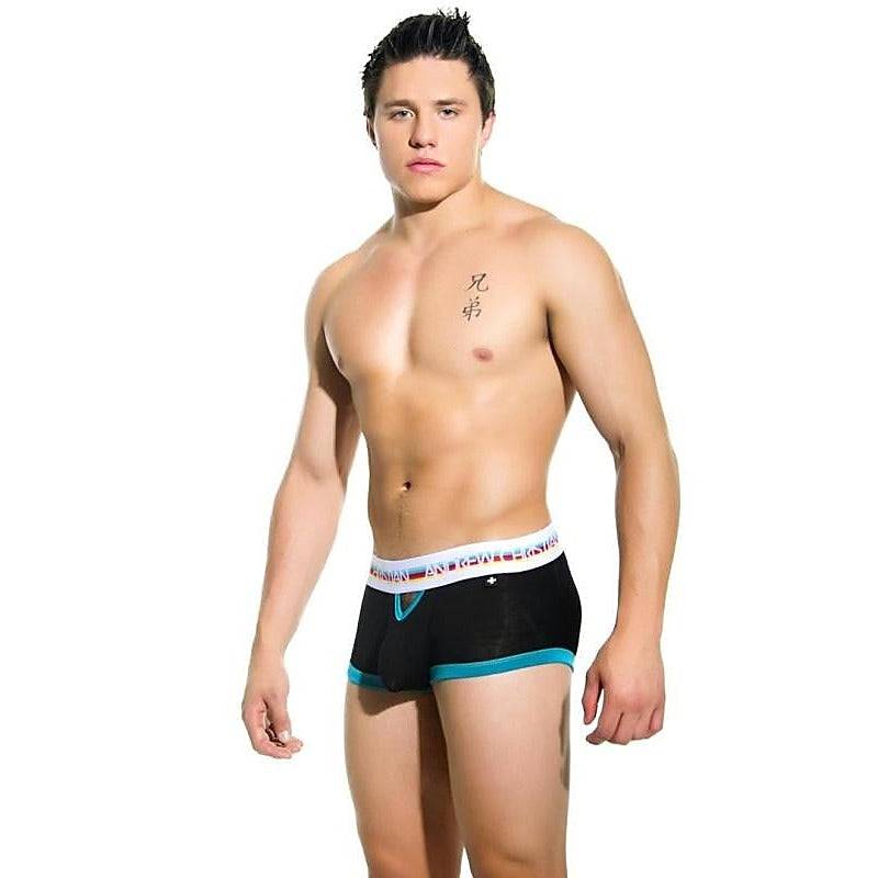 Teaser Boxer Black Large By Andrew Christian - Mens Briefs And Boxers