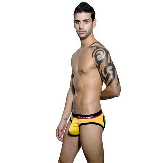Coolflex Air Jock With ShowIt Yellow - Jocks and G-Strings